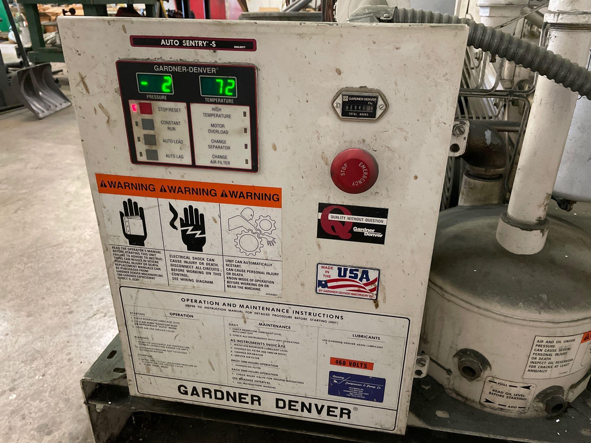 Gardner Denver mod 1214-855 25hp air compressor