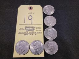 (6) Eisenhower Dollars