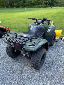 2012 Honda Rancher 420, 4x4, with winch and snow plow, 164 miles, 76 hr, power steering, ONE OWNER