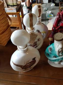 Decanters, religous items