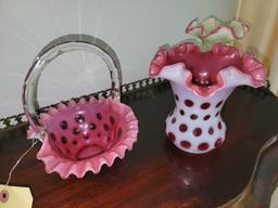 Coin Dot Vase and Basket, Other Ruffled Vase