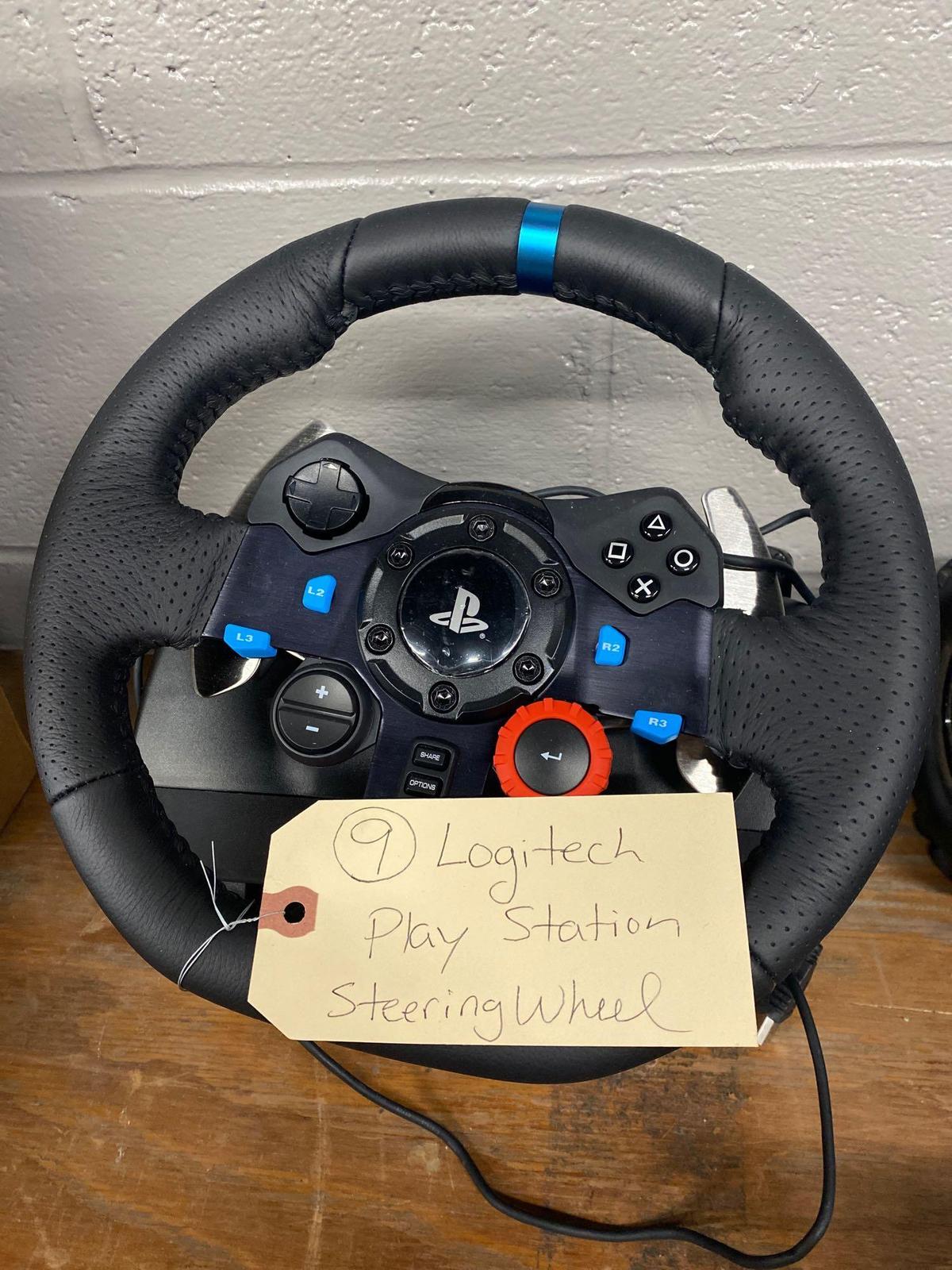 Logitech play station steering wheel