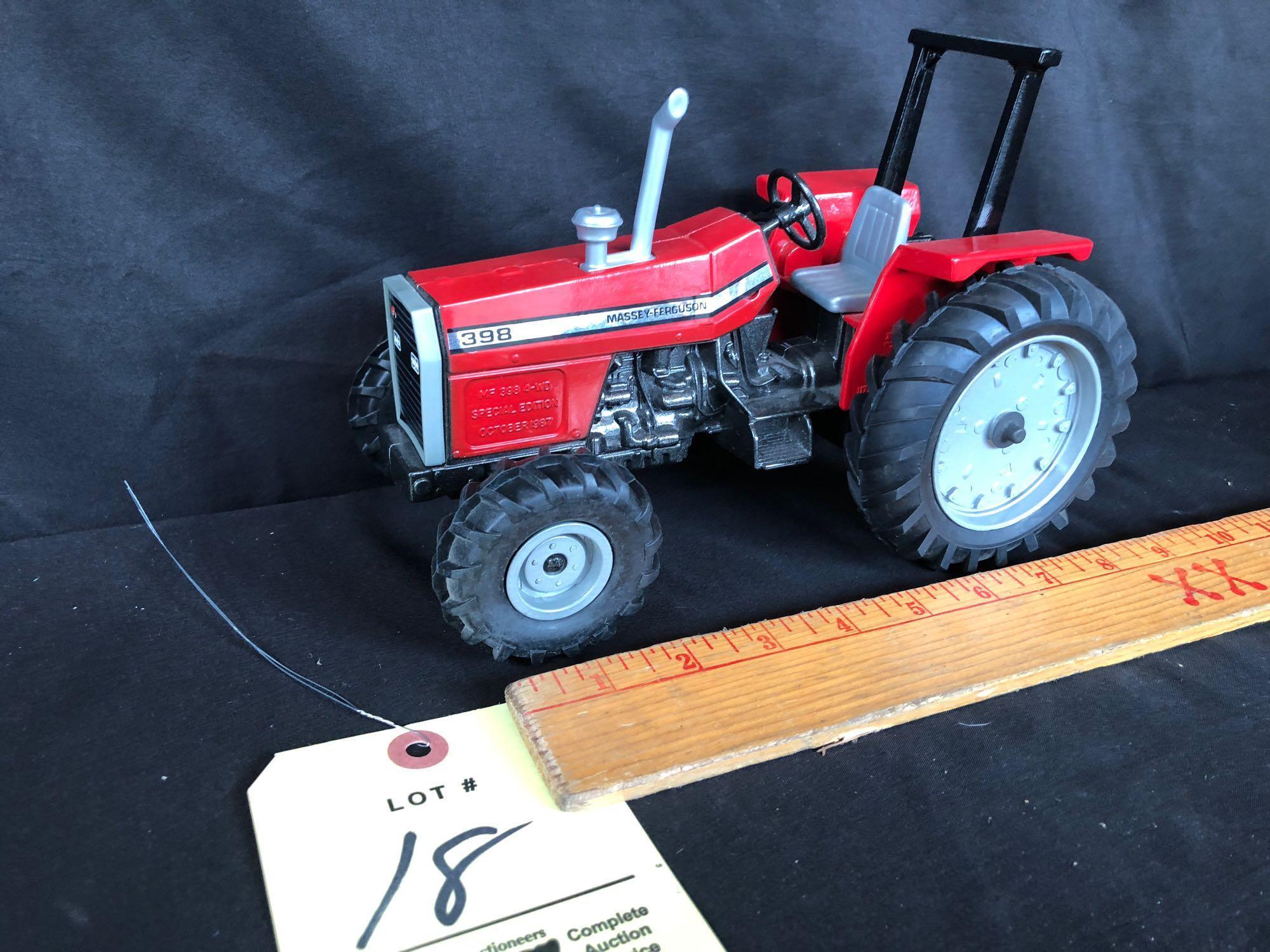 Ertl Massey Ferguson 398 four-wheel-drive 1/16 scale