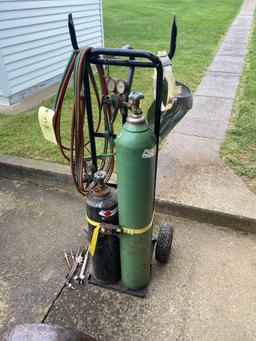 Welding Cart and Torches