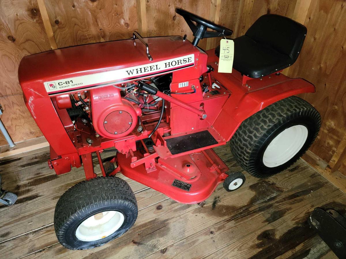 Wheel Horse C-81 Eight Speed Garden Tractor