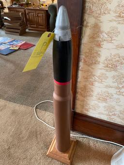 Large ammo cartridge, approx. 30in tall