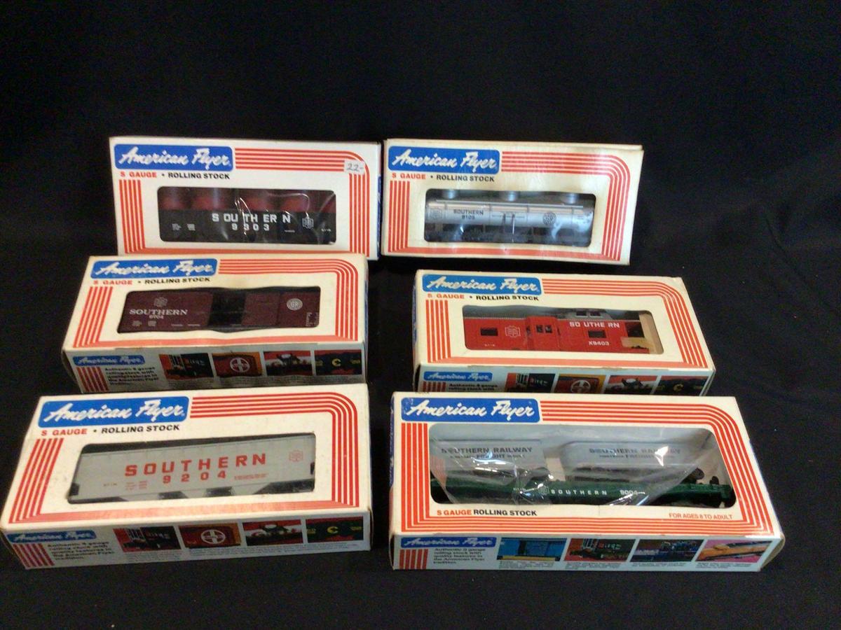 American Flyer Southern Railroad Assorted Cars