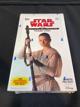 Topps Star Wars Journey to Star Wars The Last Jedi Trading Cards factory sealed hobby box