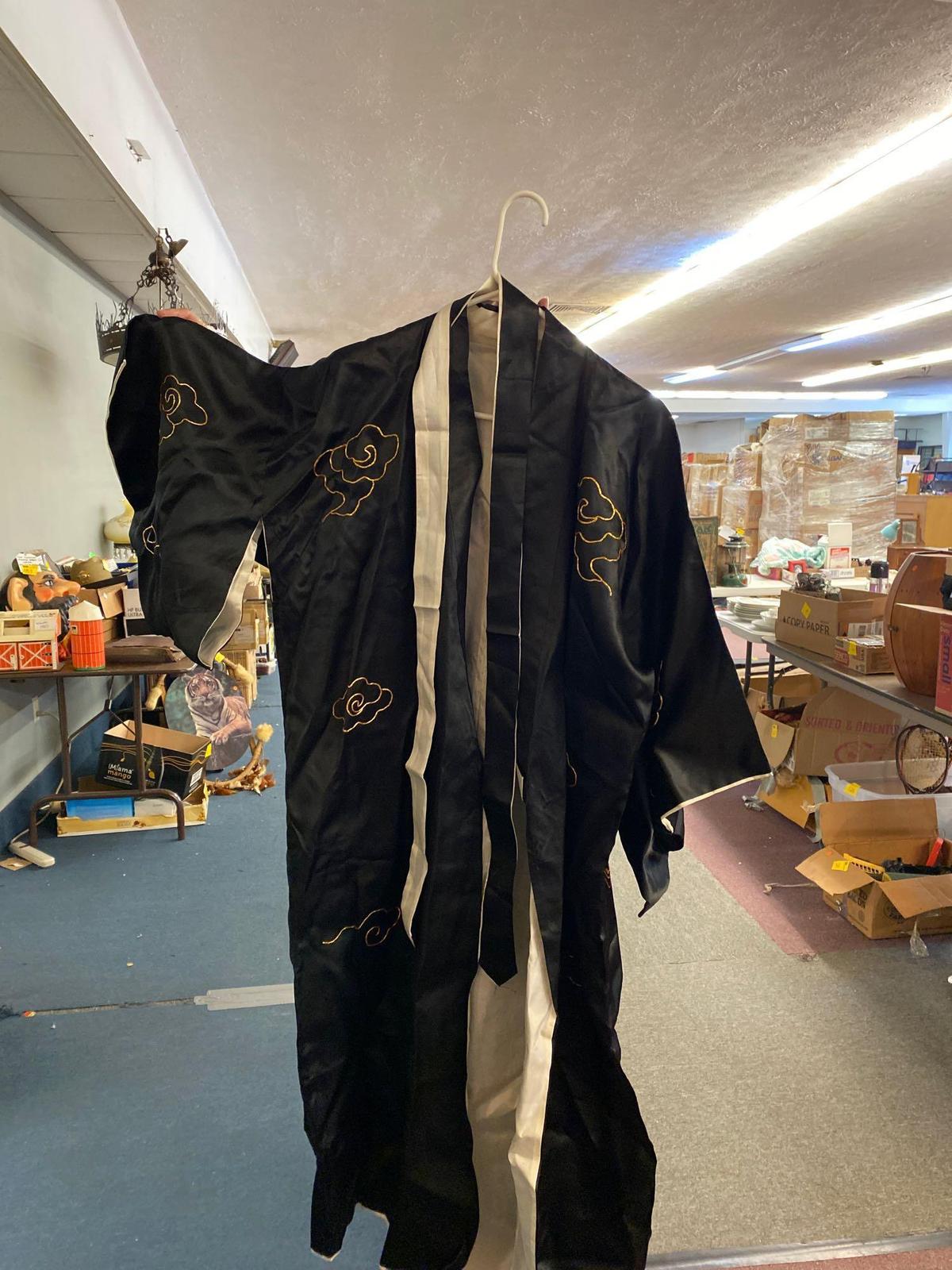 Japanese silk dragon kimono