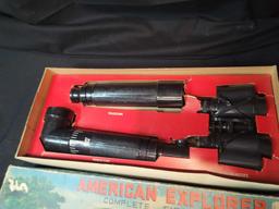 American Wxplorer 3-piece periscope, telescope, field glass set