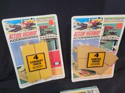 Ideal Motorific action highway accessories, Racerific accessories in original packaging