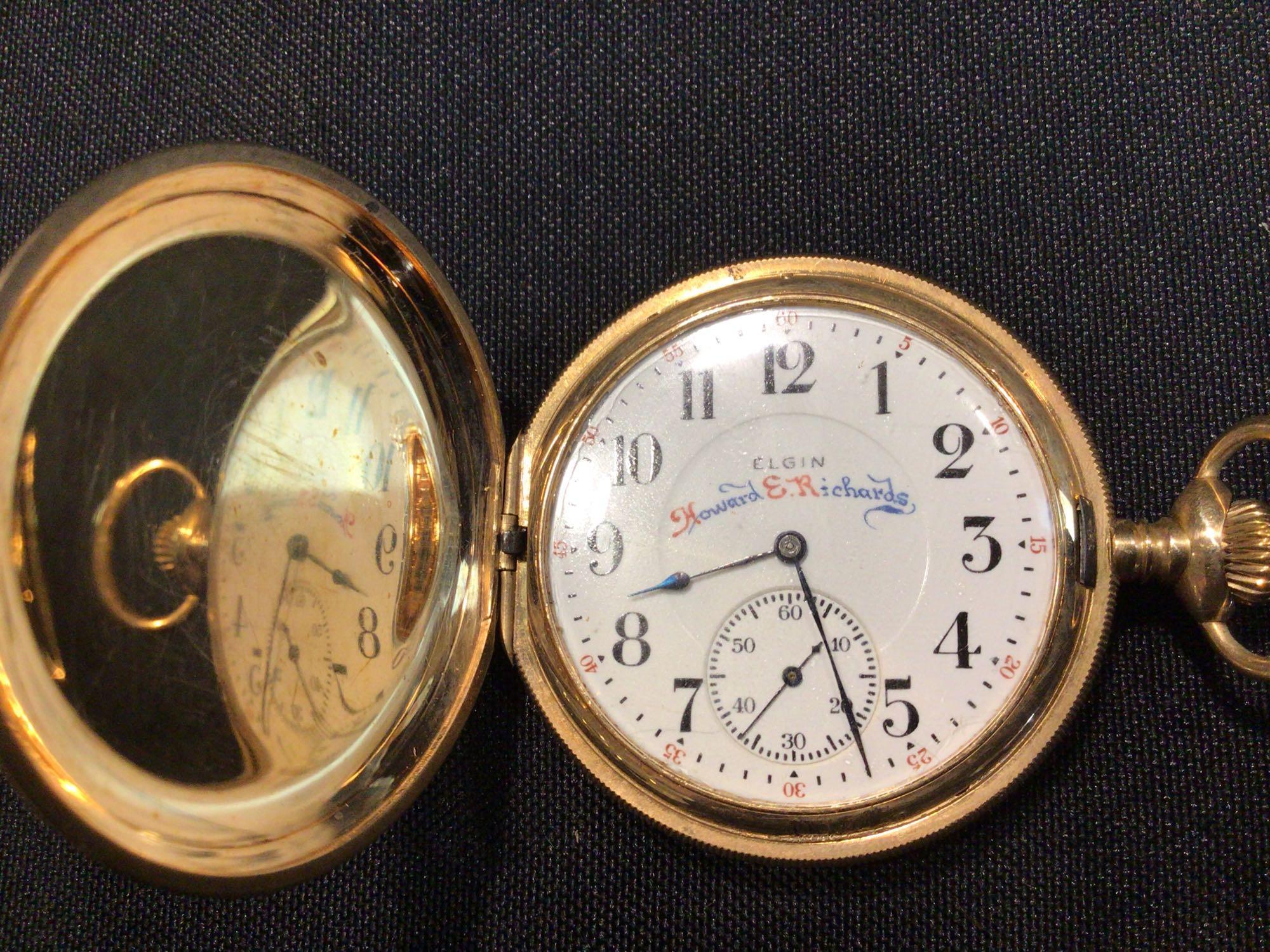 Elgin Howard Richards 17 jewel pocket watch