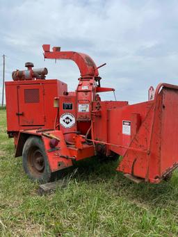 Mobark diesel wood chipper about 10? chipper