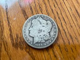 1886 & 1900 Silver Dollar
