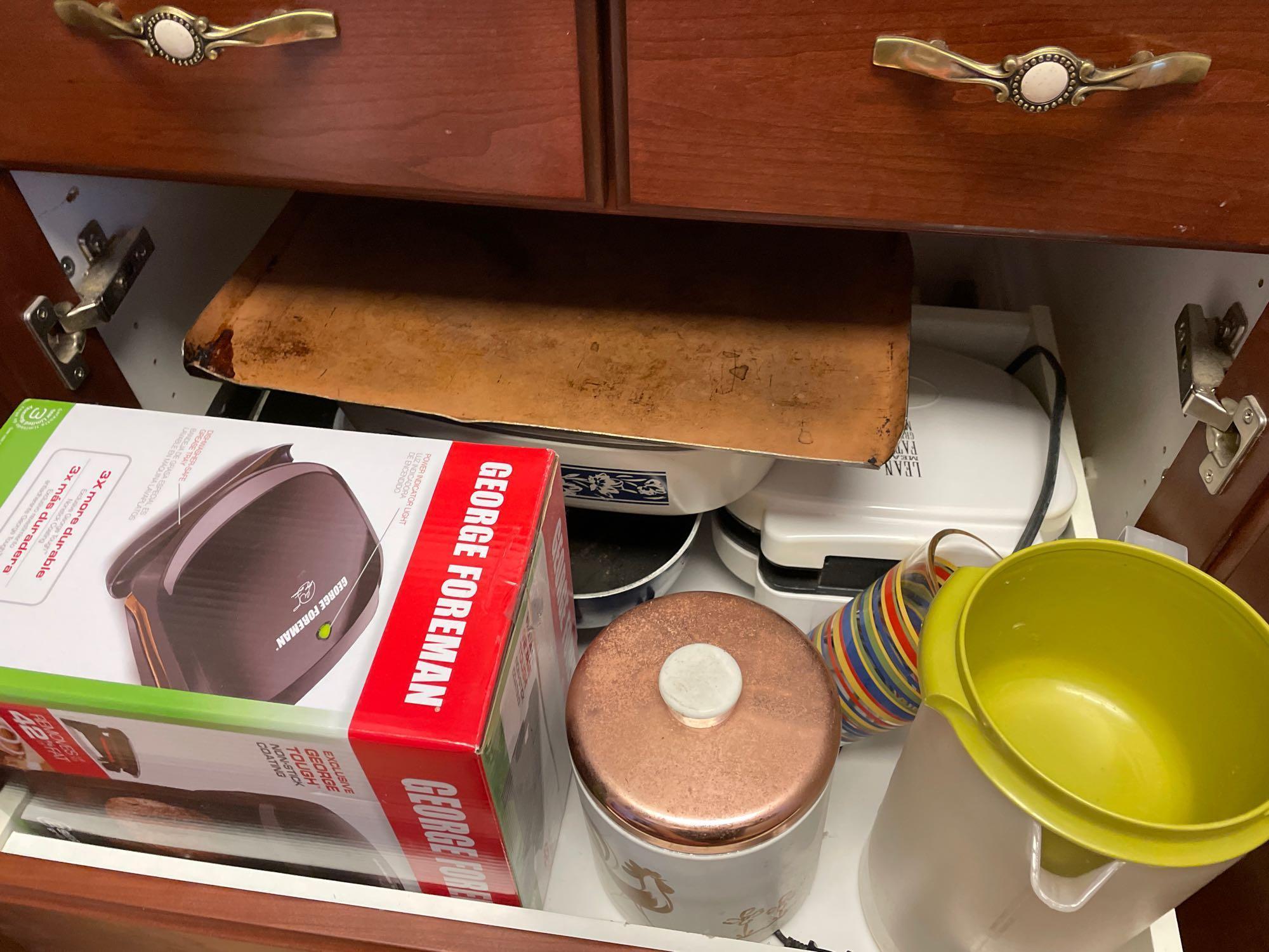 Contents of Kitchen Cabinets