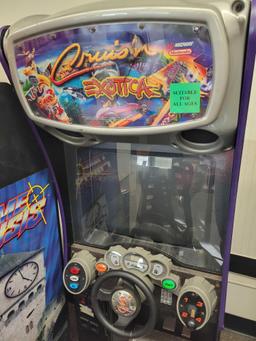 Midway Crusin Exotica 25c arcade game, works good