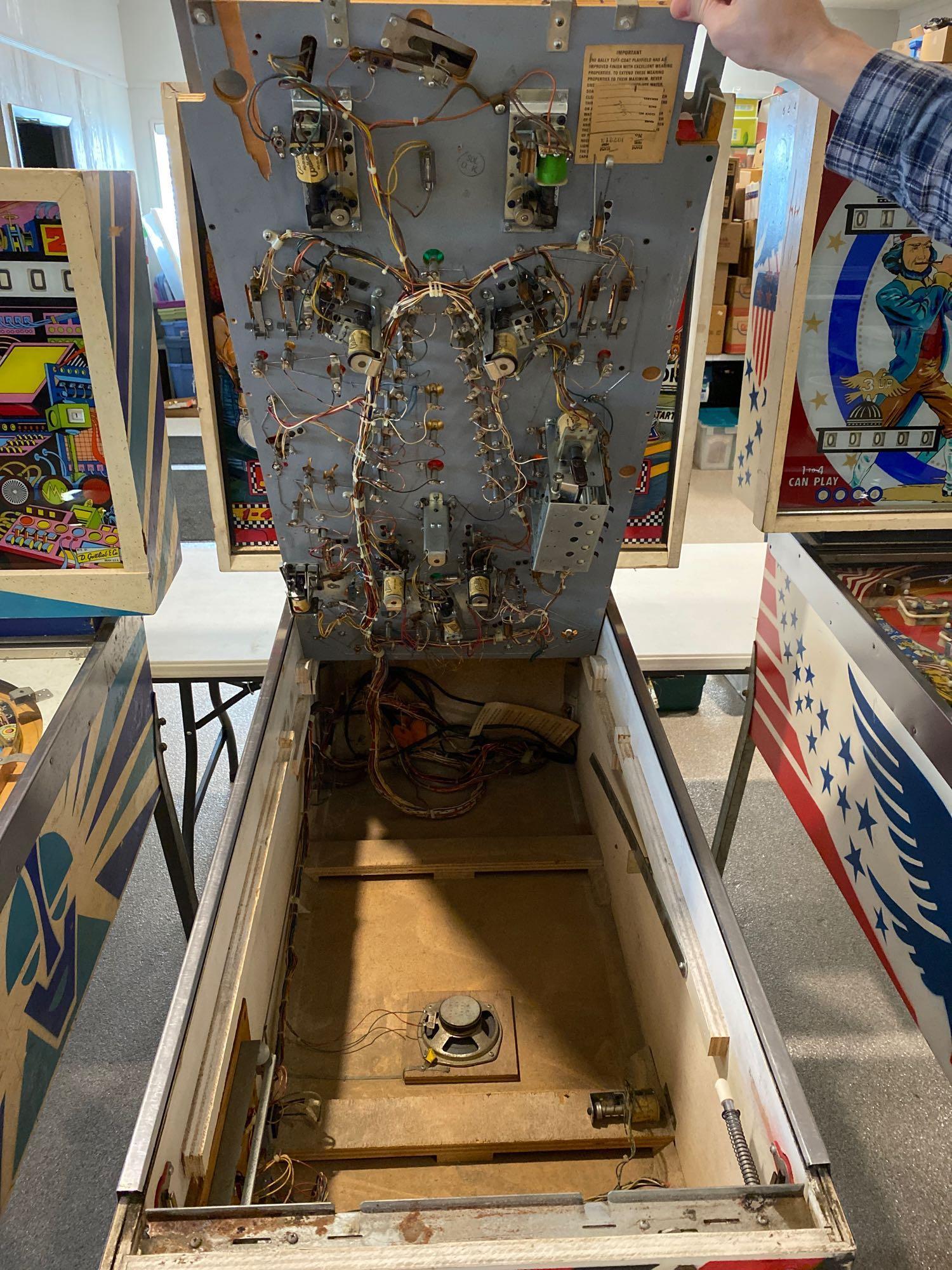 Bally Nitro Ground Shaker Pinball machine.