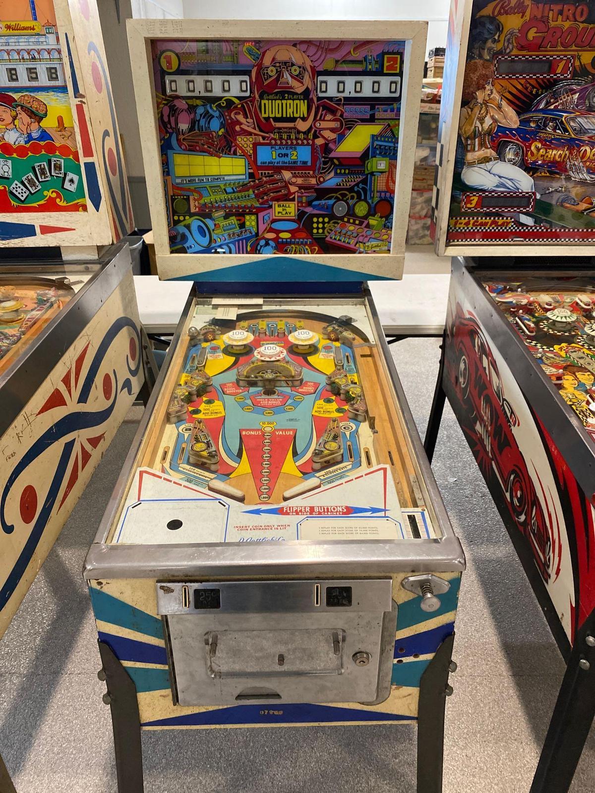 D. Gottlieb & Co. Duotron electromechanical pinball machine