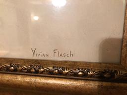 Vivian Flasch framed floral print