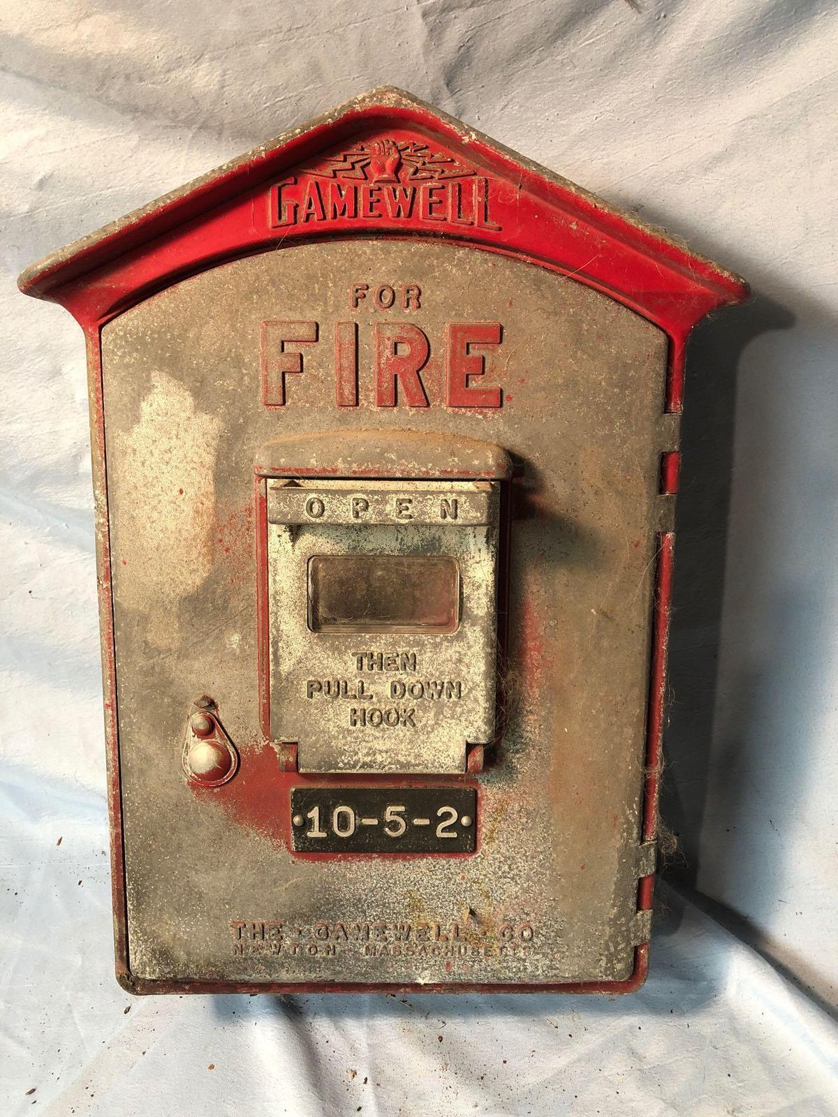 Gamewell cast aluminum fire box