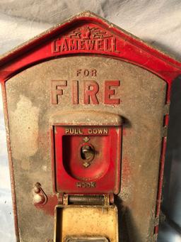 Gamewell cast aluminum fire box