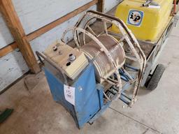 Spray Tank on Cart with Reels