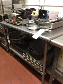 Stainless steel Prep Table