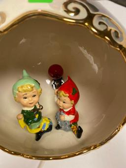 vintage Christmas pixie lamp