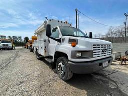 2009 Chevy C-5500 utility service truck, Duramax Diesel engine, auto trans., under body compressor