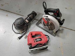 Rm. 150 - Skil saw, circular saw, Skil jig saw, Portacable sander