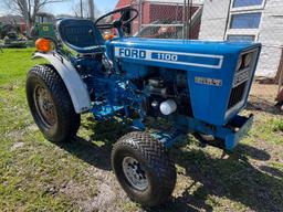 Ford 1100 tractor, diesel, 1500hrs