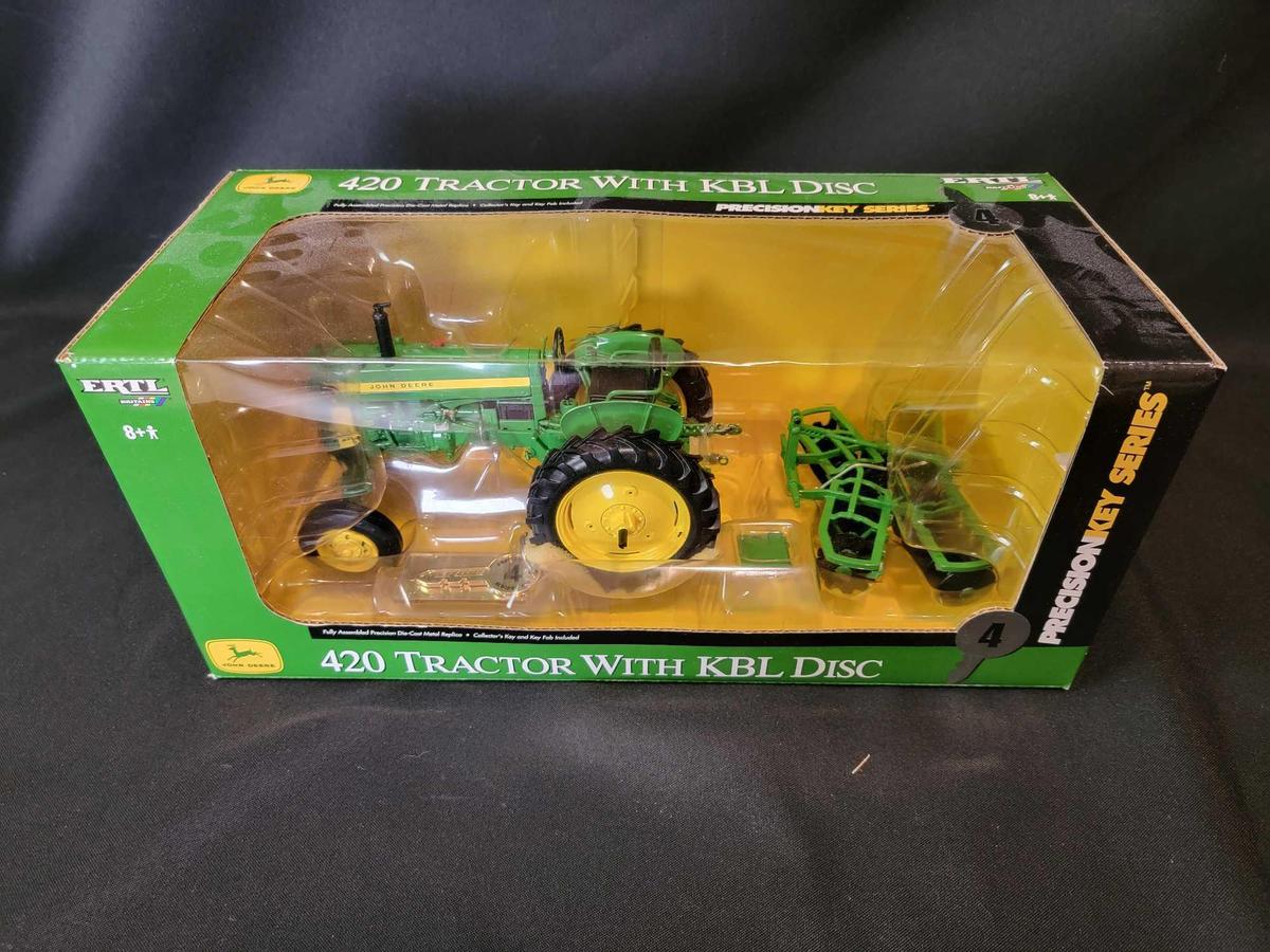 Ertl John Deere 420 Tractor with KBL Disc