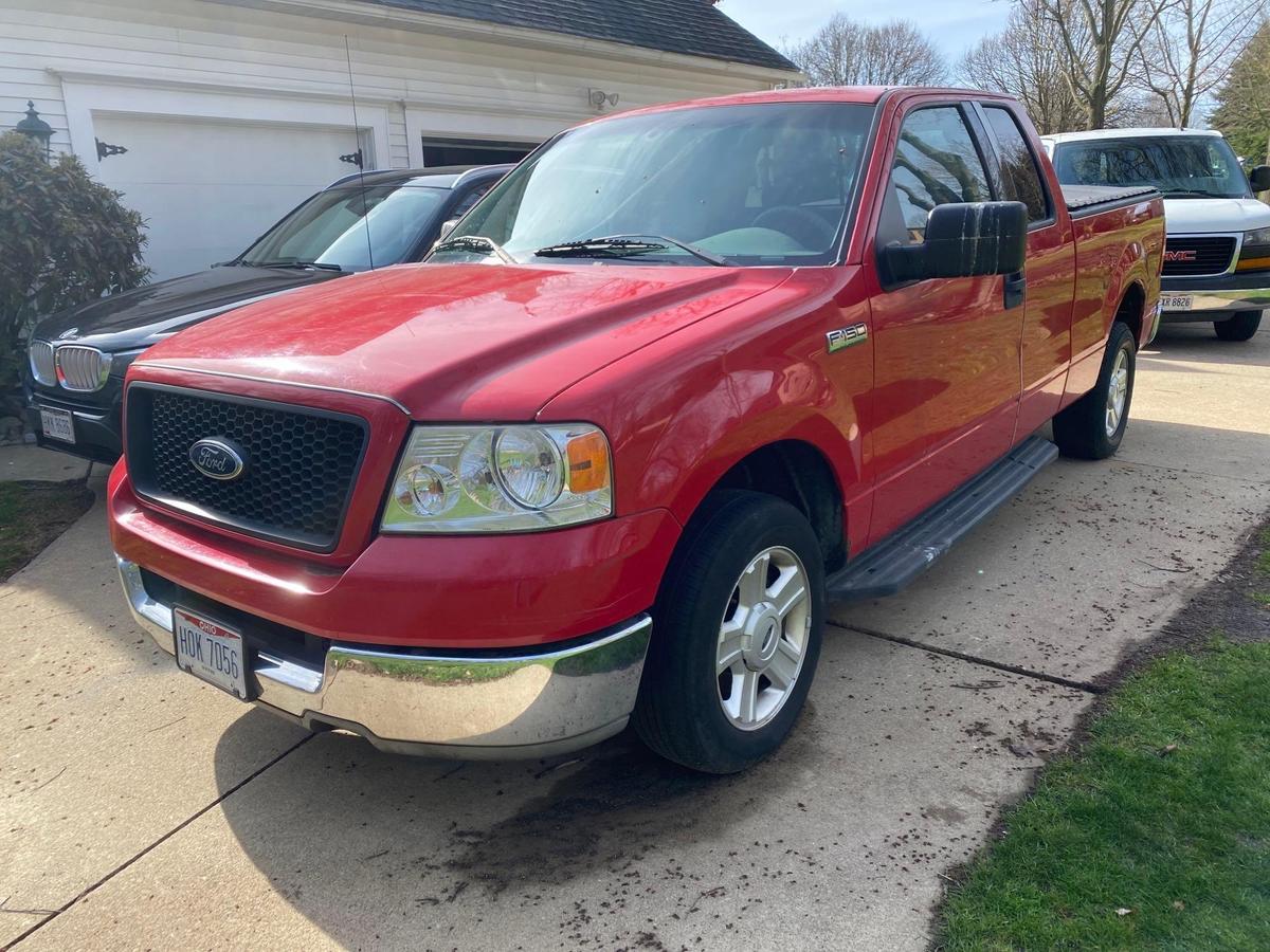 2004 Ford F-150 XLT Triton pickup truck, (125,546 miles), has rust around rear wheel wells.