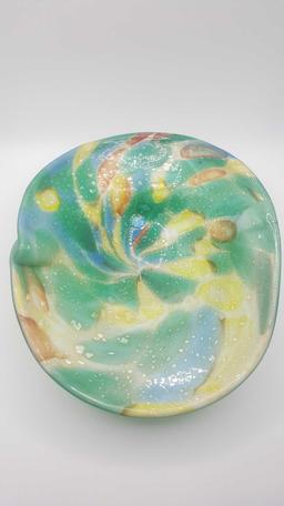 1950s vintage Murano art glass dish / bowl