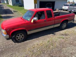 1996 Dodge Dakota SLT . title is marked odometer Discrepancy