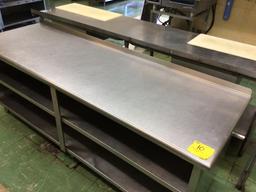 Stainless Steel Prep Table w/ Shelves