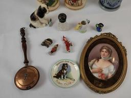 Handpainted steins, Queen Louise, and miniatures