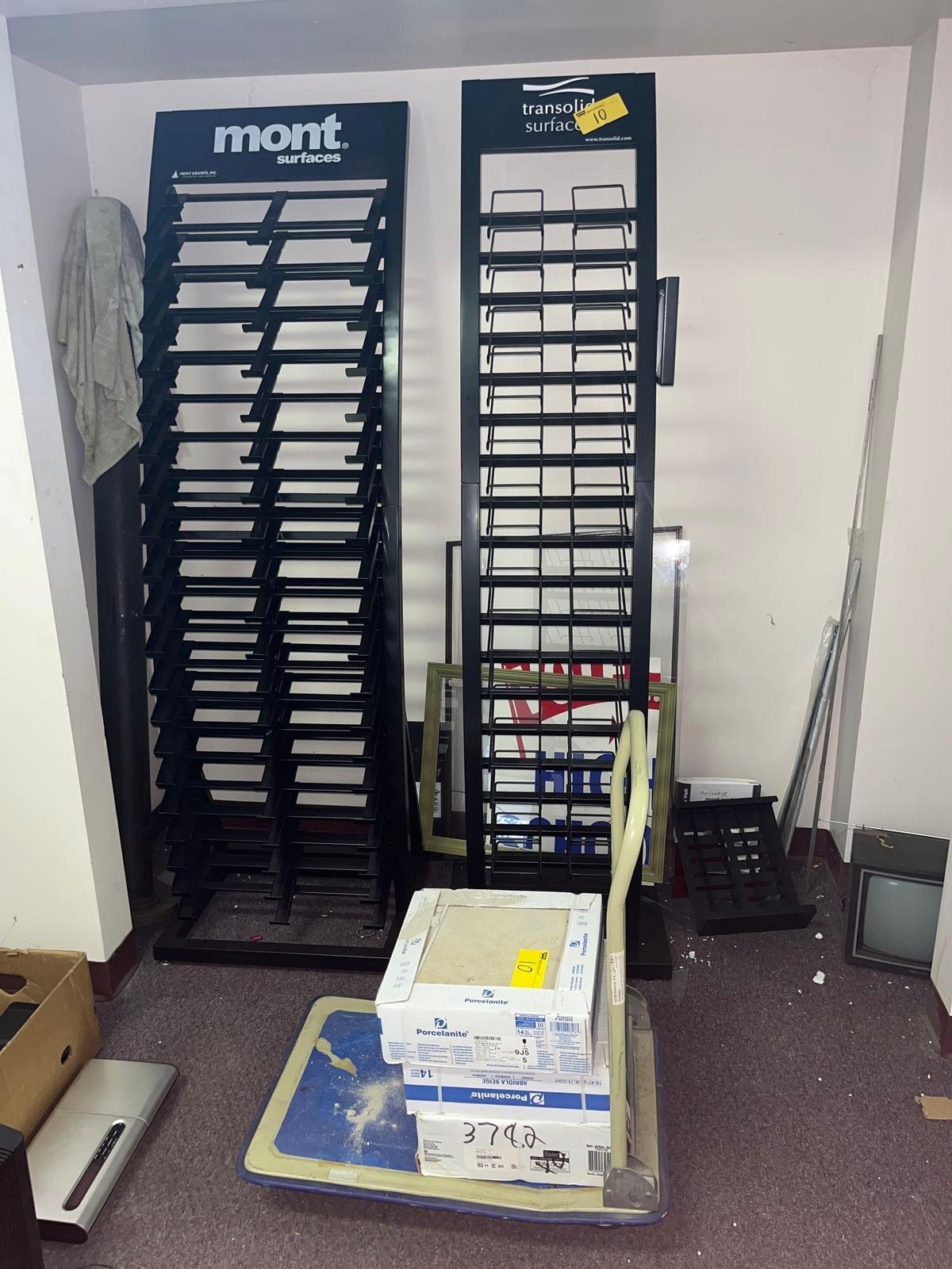 Floor Tile, Kobalt Cart, Display Racks