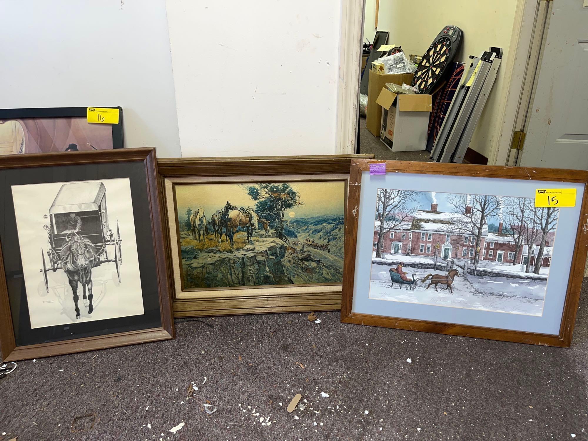 Framed Prints, Pencil Signed Artwork