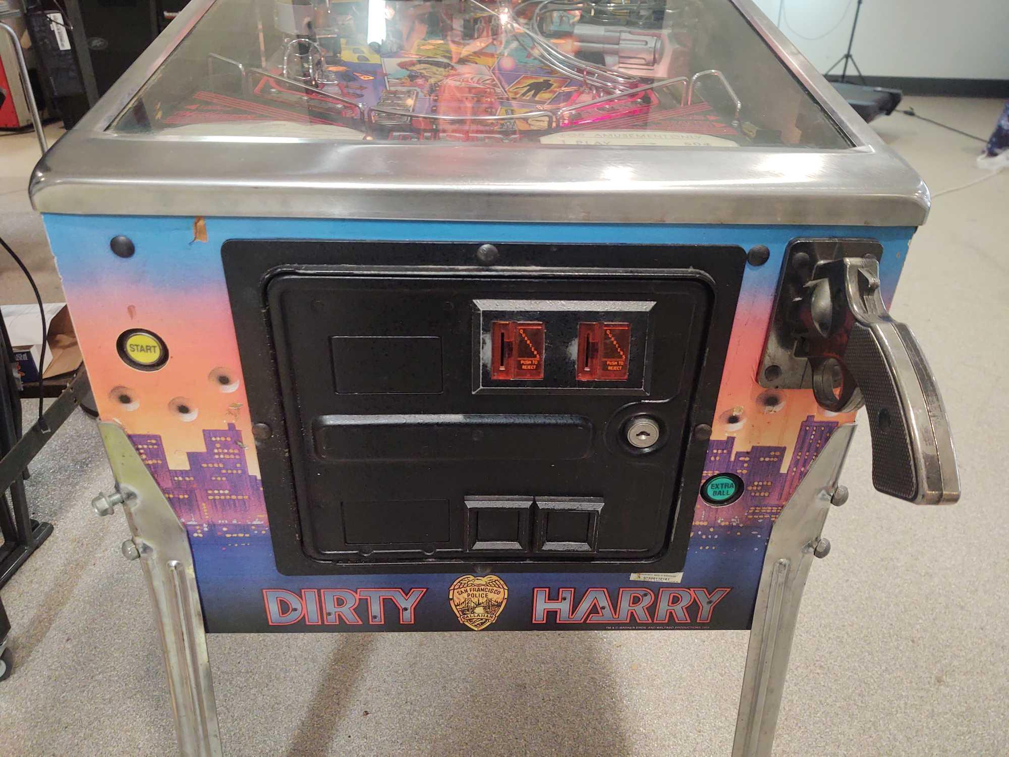 Dirty Harry Pinball Machine