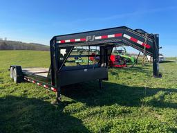 2013 PJ 22ft trailer with 16ft tilt. gooseneck hitch