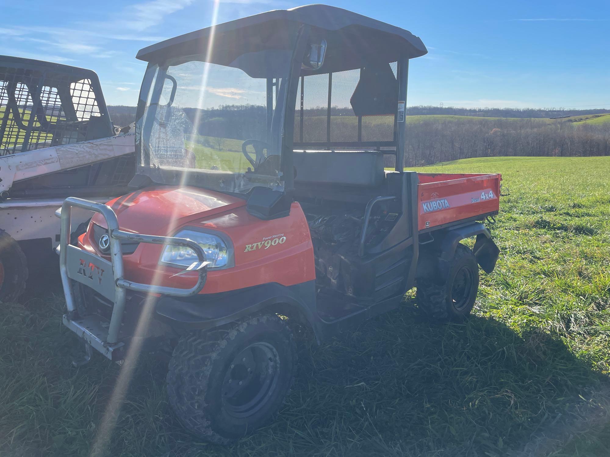 2004 kubota rtv 900 diesel elec dump