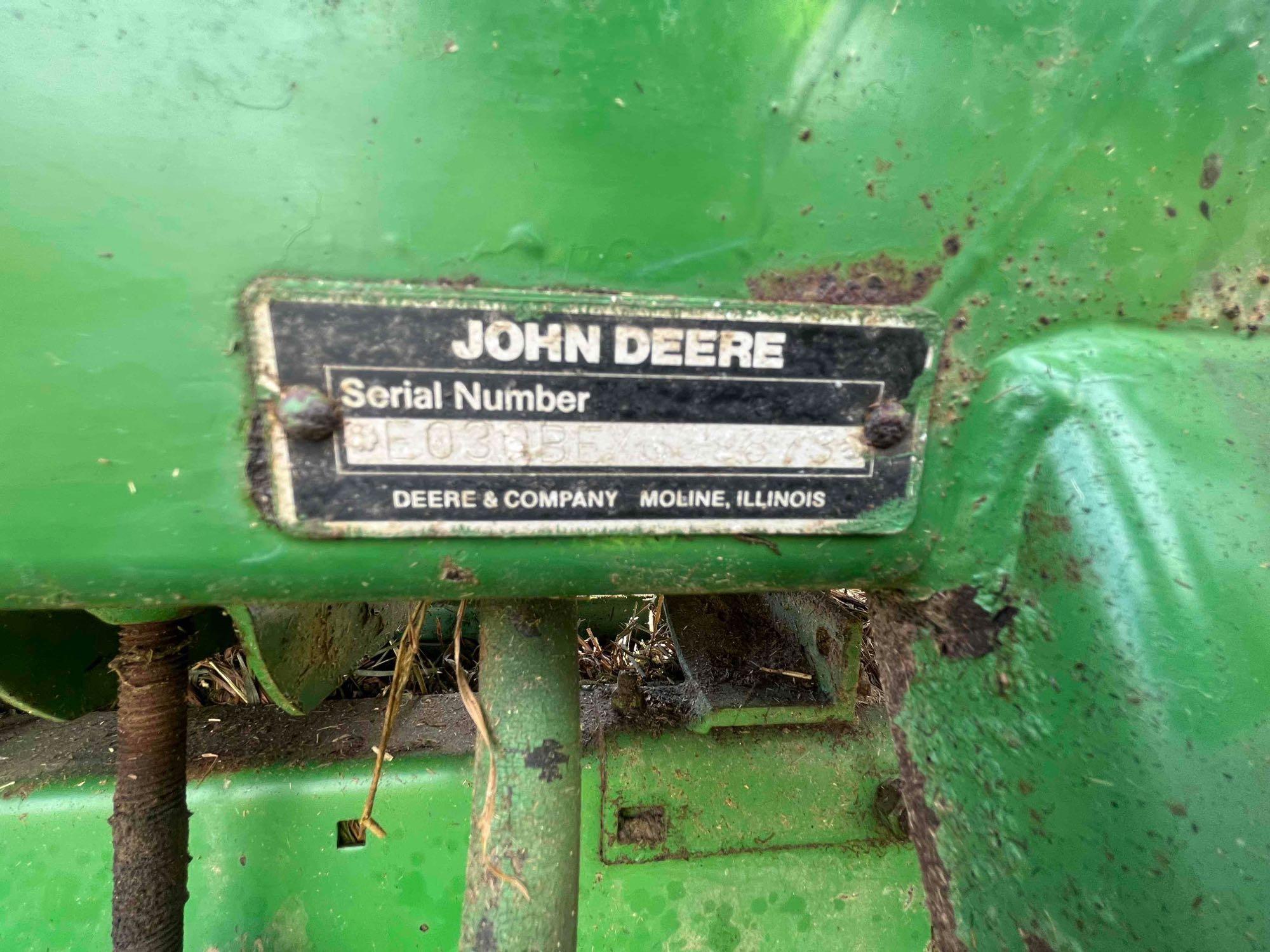 John Deere 337 Square Baler W/Pan Thrower