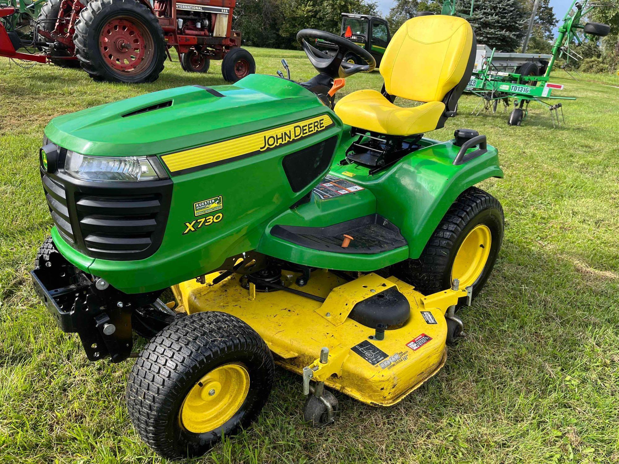 2018 John Deere X730 Lawn Tractor W/60in Deck