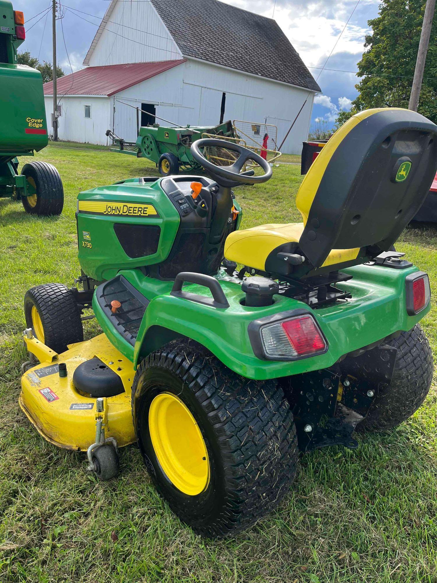 2018 John Deere X730 Lawn Tractor W/60in Deck