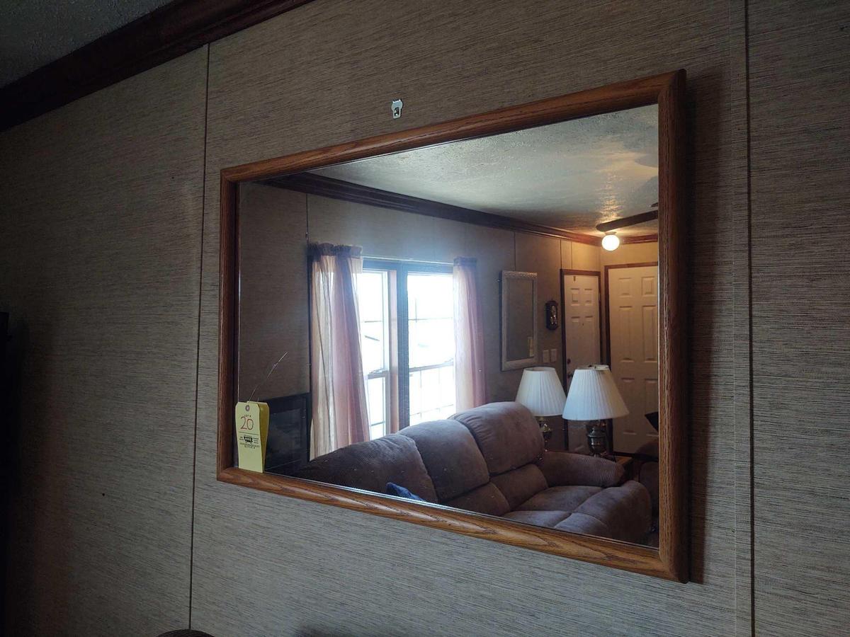 Oak Framed Mirror