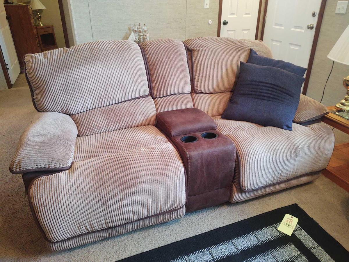 Reclining Sofa w/ Center Console