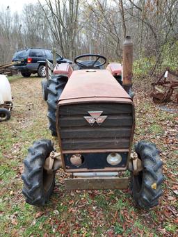 Massey Ferguson 210-4 Tractor w/ Snow Plow Attachment