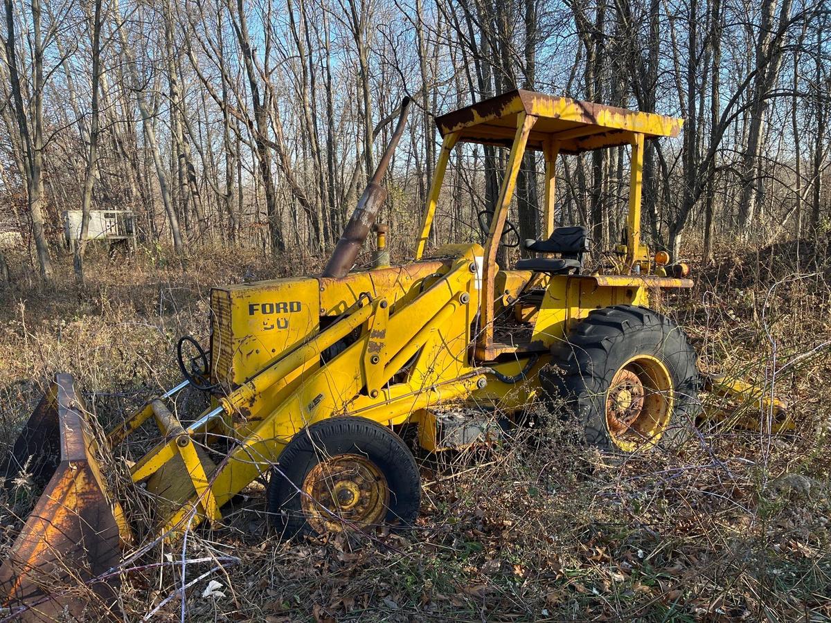 Ford 550 backhoe