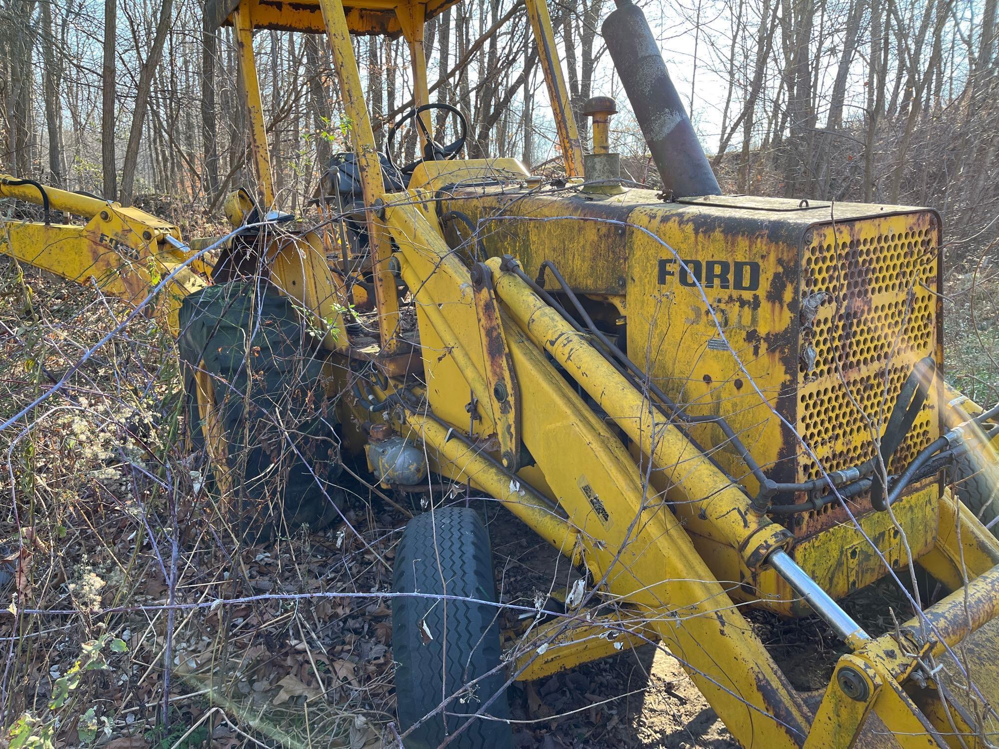 Ford 550 backhoe